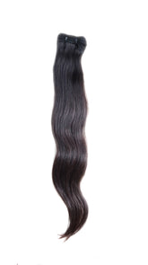 Extensions Cheveux Ondulés NahaHair – Brun Foncé #1B, 100 % cheveux humains, texture naturelle